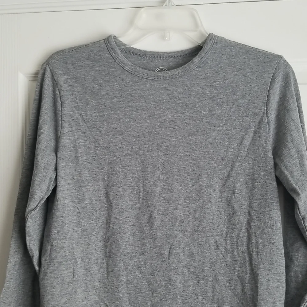 Wonder Nation Boy's Grey Long Sleeve Shirt